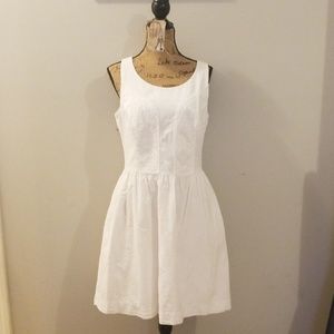 Lilly Pulitzer white seersucker dress size 14